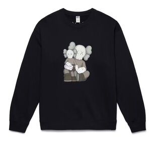 Uniqlo x KAWS Black Crewneck Sweater